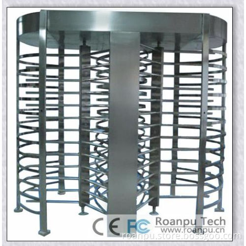 Rap-St296 Security 304 Stainless Steel Double Full-High Turnstile